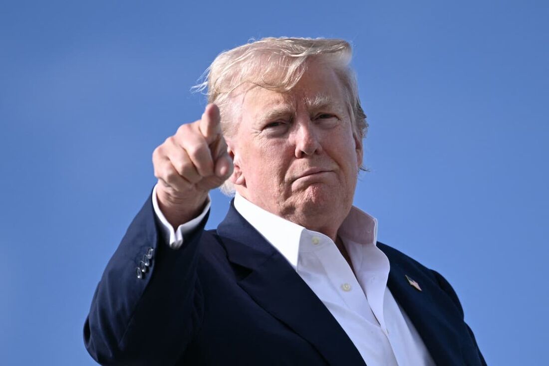  O presidente dos EUA, Donald Trump
