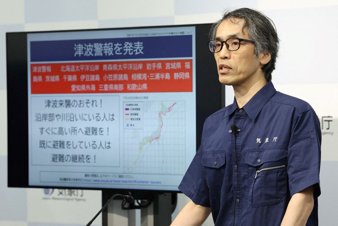 Masashi Kiyomoto, especialista em medidas de combate a terremotos e tsunamis da Agência Meteorológica do Japão