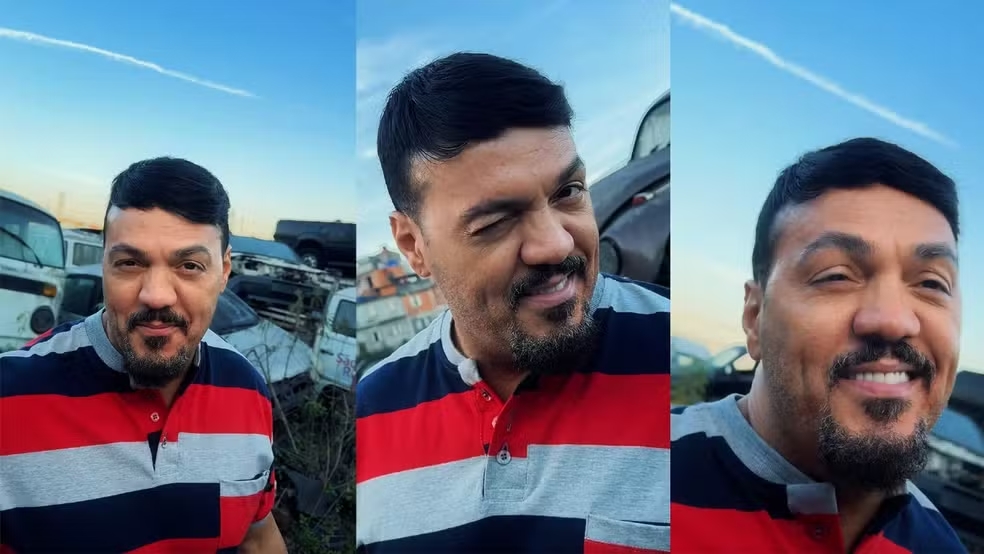 Cantor Belo em novo visual para a novela 'Três Graças'