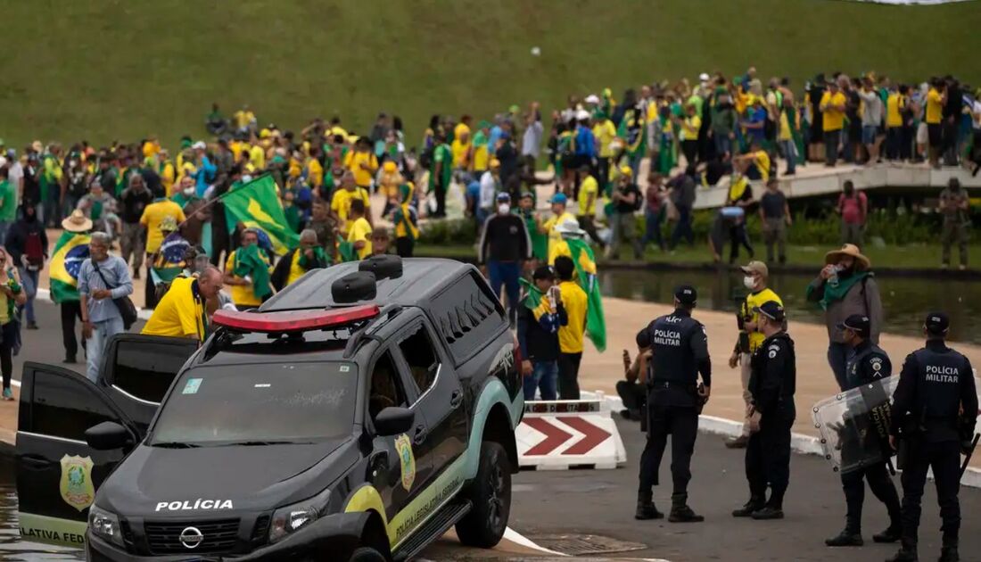 Atos golpistas do dia 8 de janeiro
