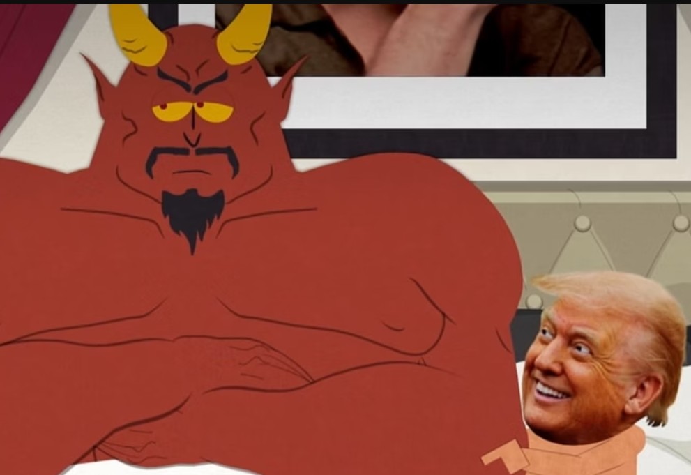 South Park coloca Donald Trump na cama com o