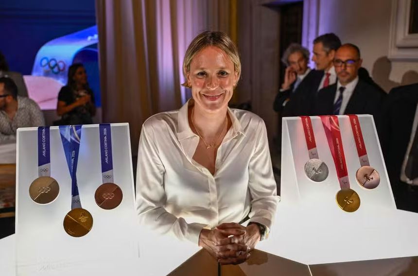 Medalhas foram apresentadas pela ex-estrela da natação italiana Federica Pellegrini, campeã olímpica nos 200 metros livre nos Jogos de Pequim em 2008