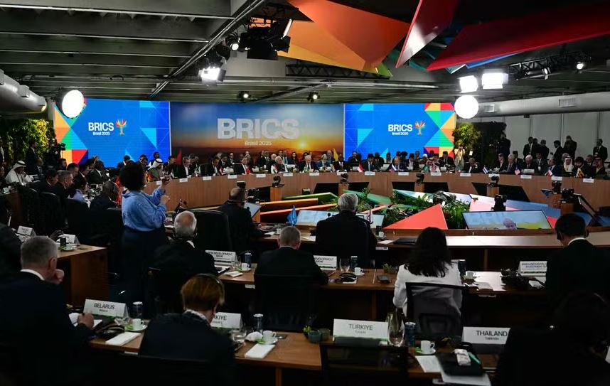 Plenária da reunião de cúpula do Brics, no Rio de Janeiro 