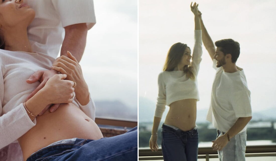 Camila Queiroz está grávida de Klebber Toledo