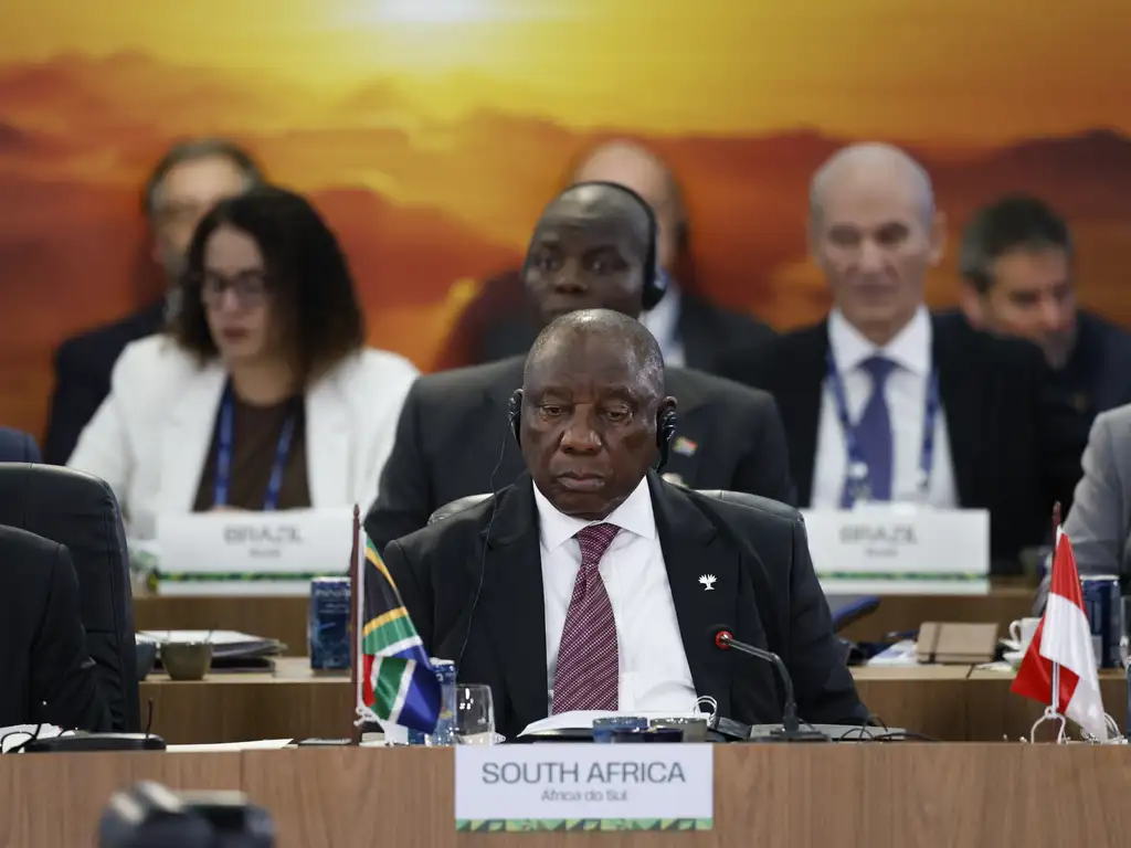 Presidente sul-africano, Cyril Ramaphosa