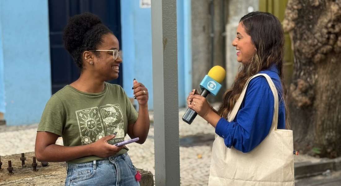 Carol Maloca apresenta o programa "Fiz a Escolha Certa", na Globo Pernambuco