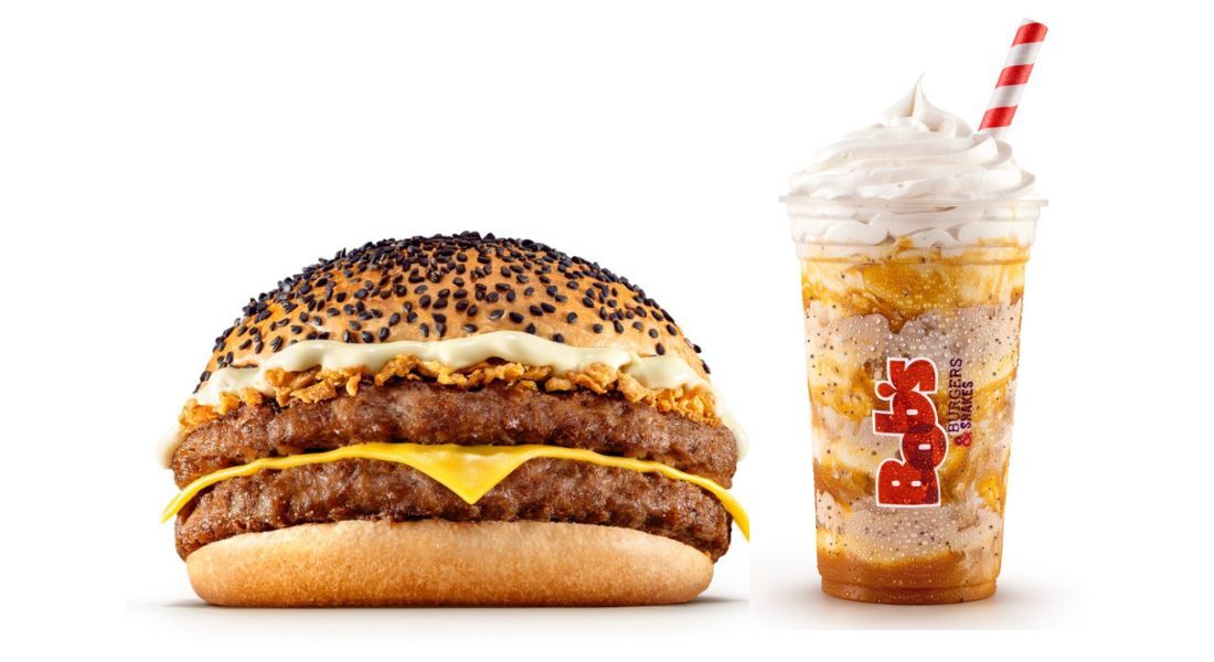 Bob's temático: lanches e miniaturas de dinossauros 