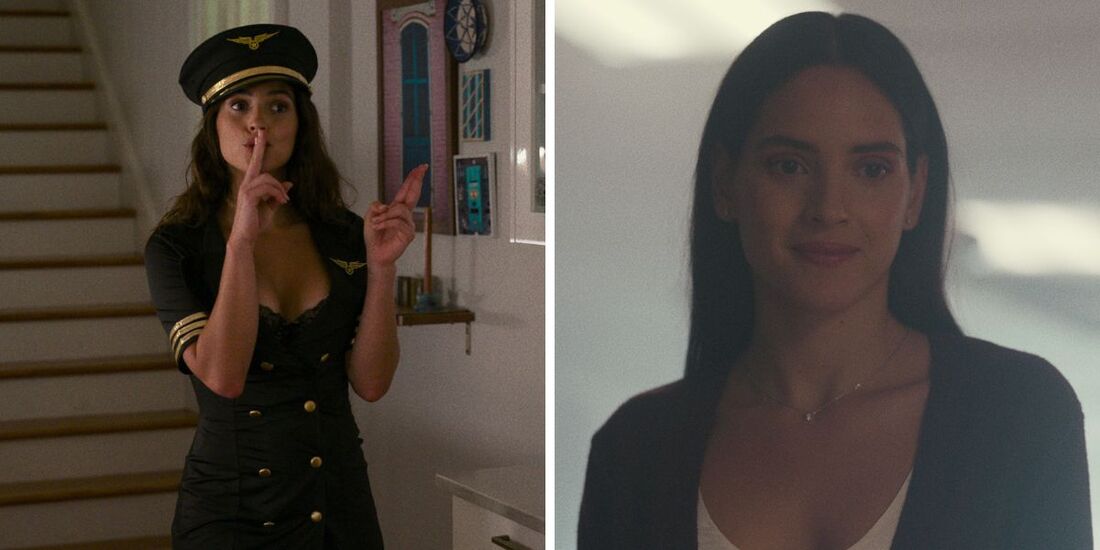 Adria Arjona em ''Assassino por Acaso'' (2024), filme de Richard Linklater