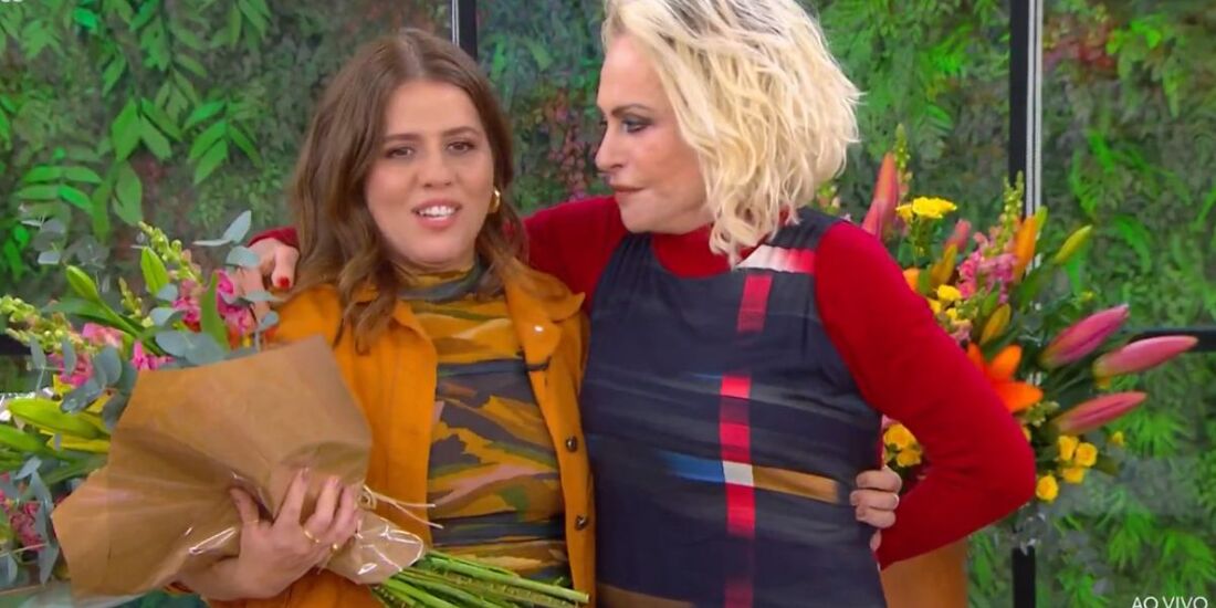 Ana Maria Braga chorou ao reencontrar Tati Machado no Mais Você desta segunda (28)