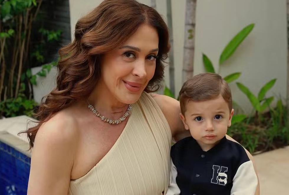 Claudia Raia é mãe de Luca, de 2 anos