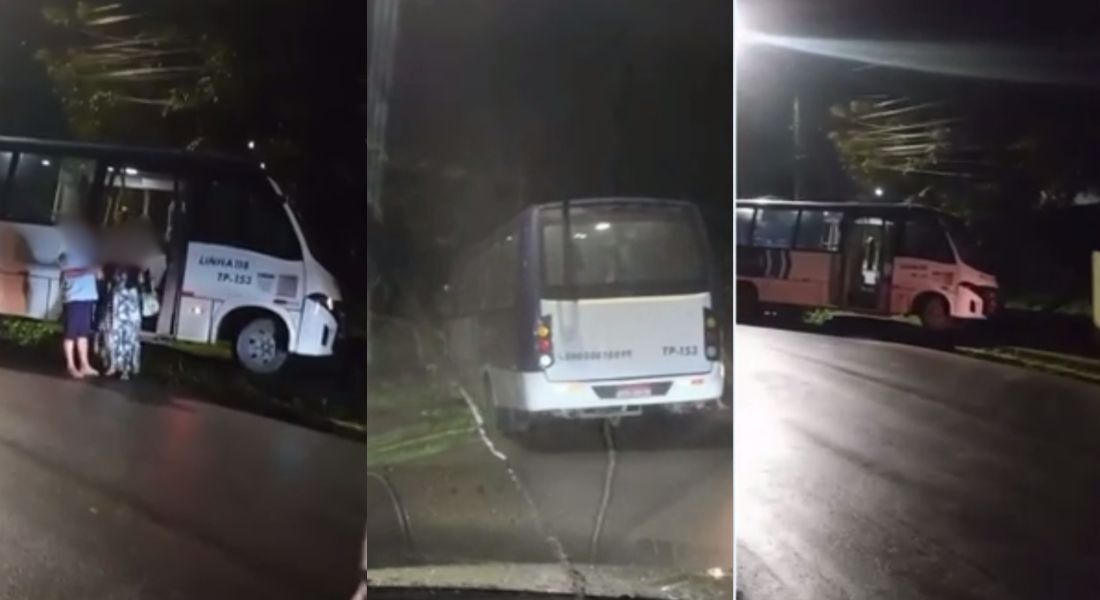 Acidente aconteceu na Ladeira do Adelaide, na noite de terça-feira (29)