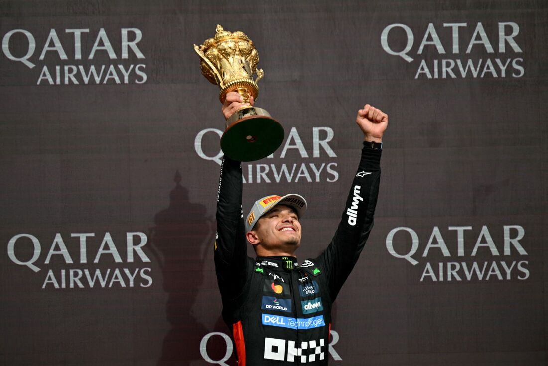 O piloto britânico Lando Norris 