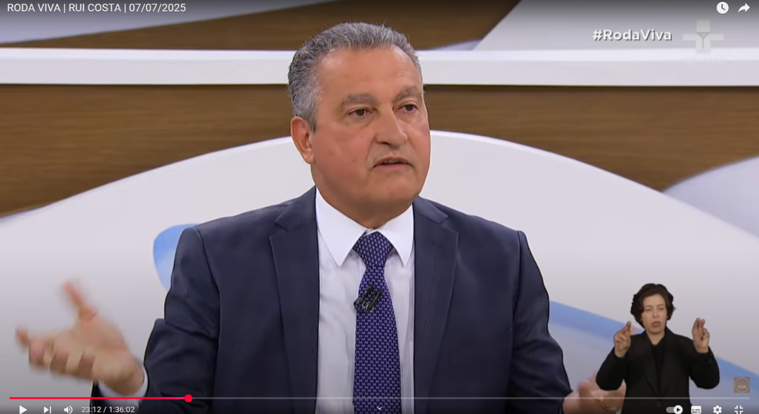 Rui Costa diz que Eduardo Bolsonaro e Carla Zambelli agem de "forma traiçoeira" contra o Brasil