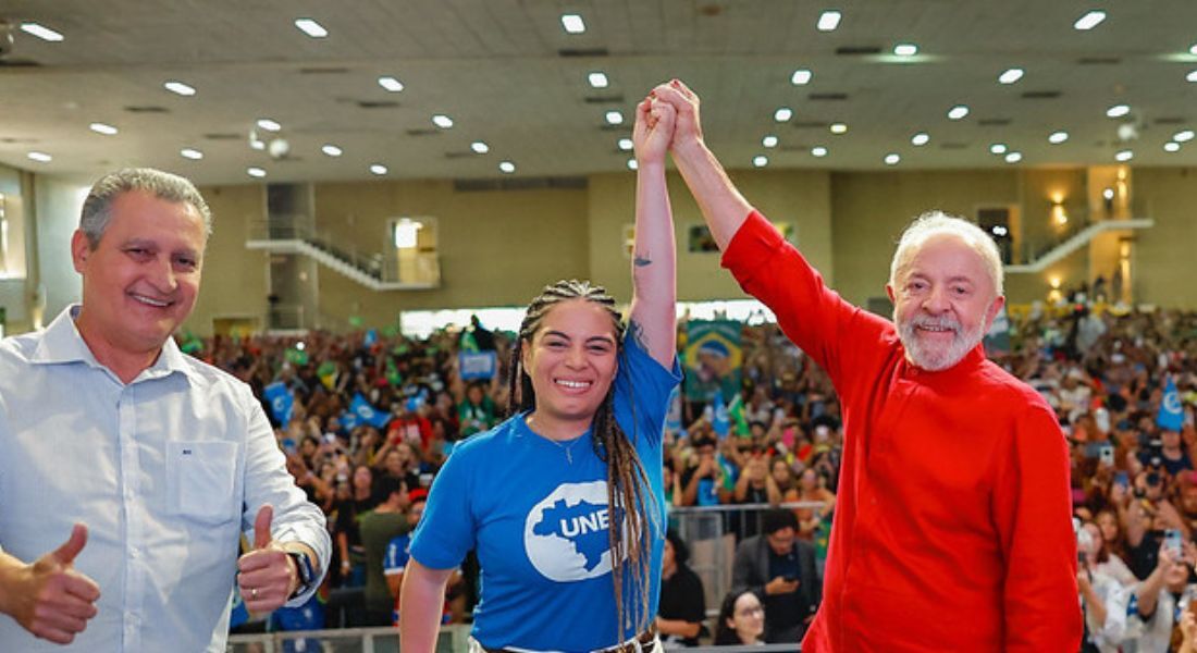 Lula na abertura do Congresso da UNE