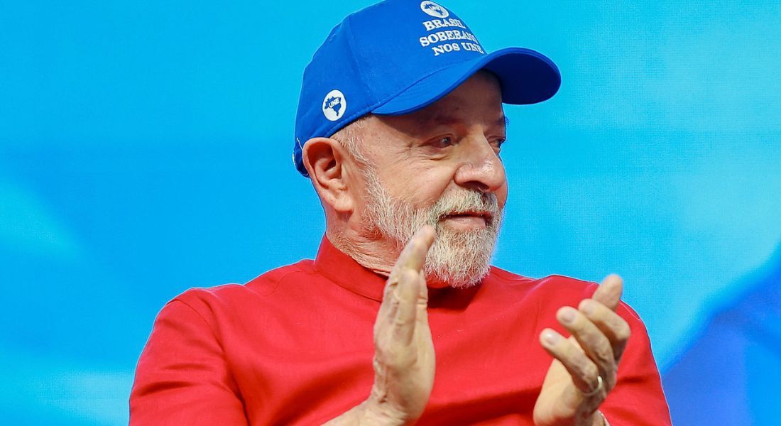 Lula no Congresso da UNE, em Goiânia