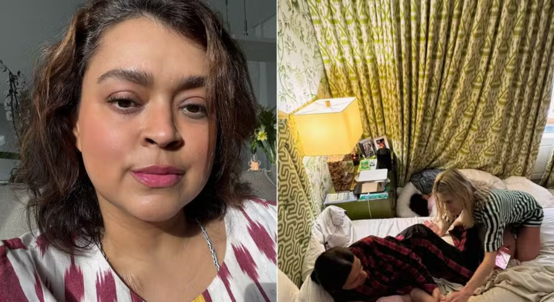 Preta Gil rodeada de pessoas amadas