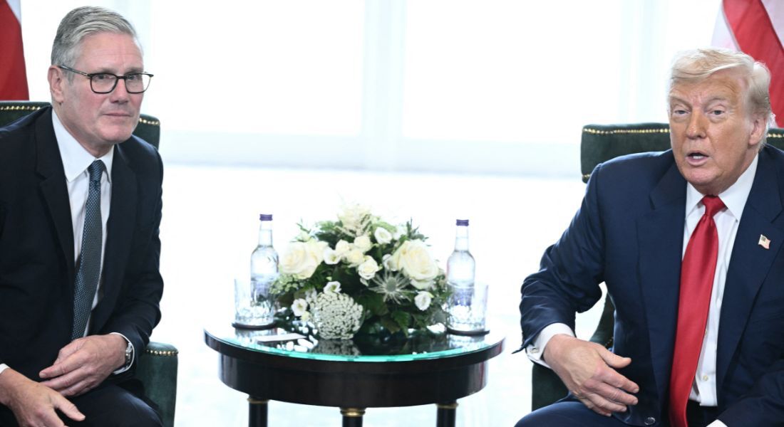 Keir Starmer e Donald Trump