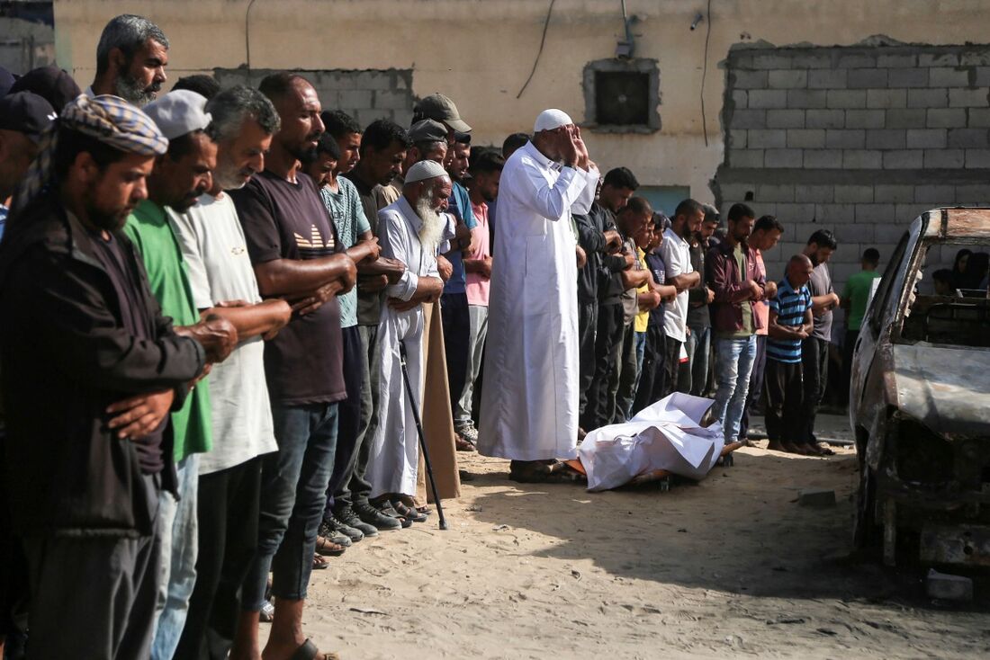 Mortos na faixa de Gaza