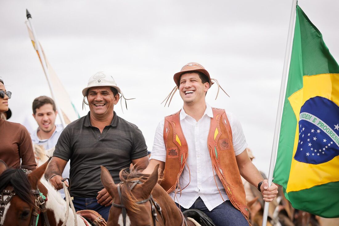 Prefeito do Recife, João Campos (PSB), participa da Festa de Jacó, em Serrita