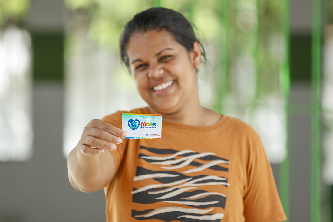 Beneficiária do Programa Mães de Pernambuco
