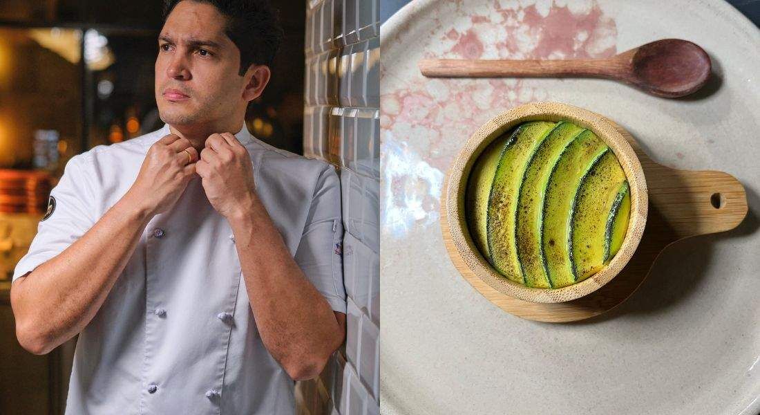 O chef Manuel Mendoza, de Barranquilla, leva para seu menu a efervescência caribenha 