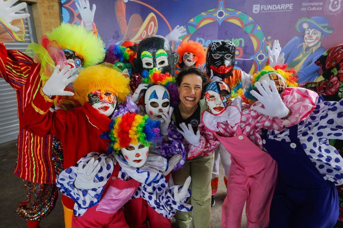 A governadora Raquel Lyra no lançamento da 2ª edição do Festival Pernambuco Meu País