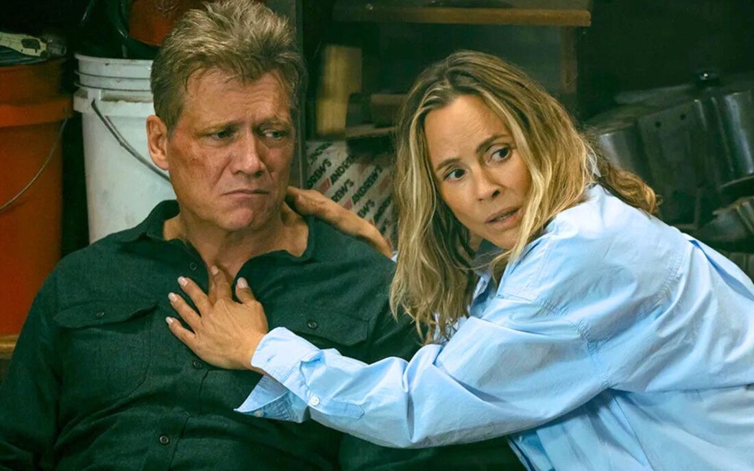 Maria Bello e Holt McCallany interpretam o casal protagonista em "O Píer"