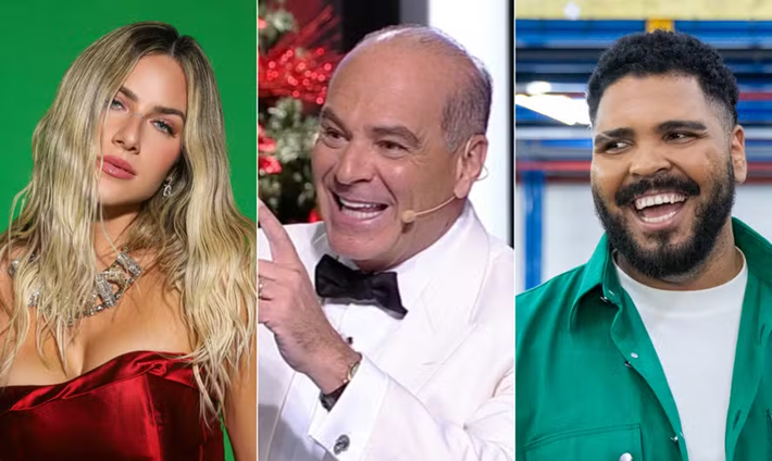 Giovanna Ewbank, Marcelo de Carvalho e Paulo Vieira