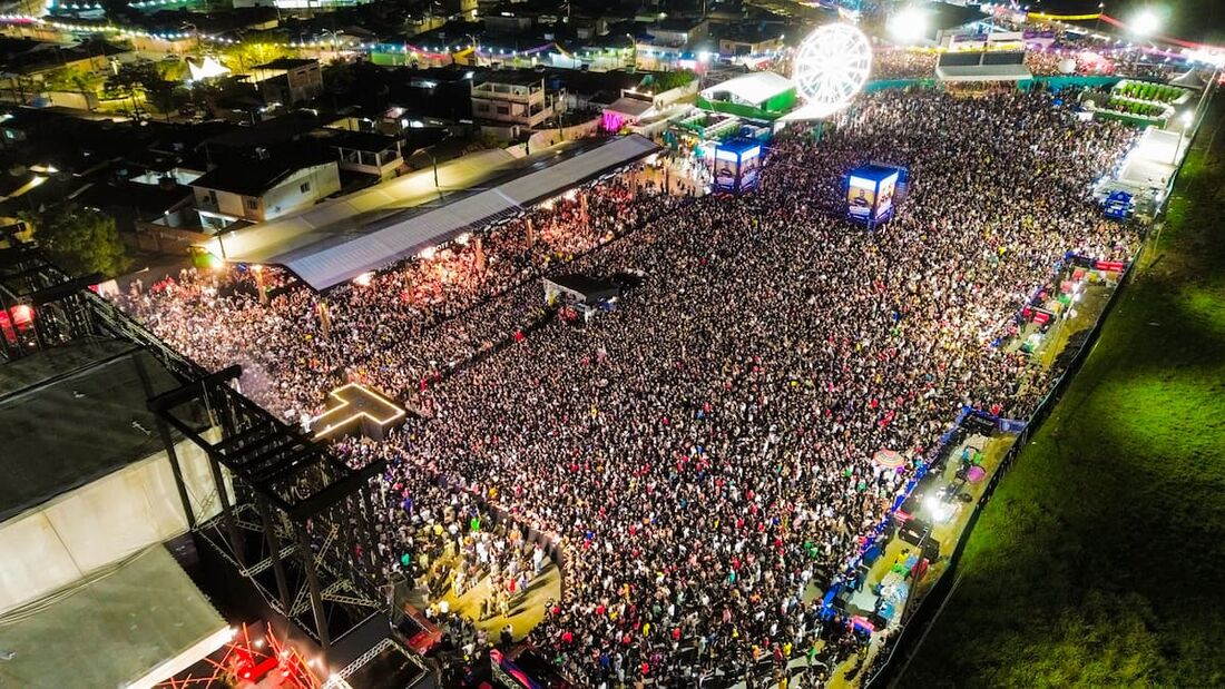 O Pátio de Festa foi expandido para receber ainda mais visitantes em 2025 