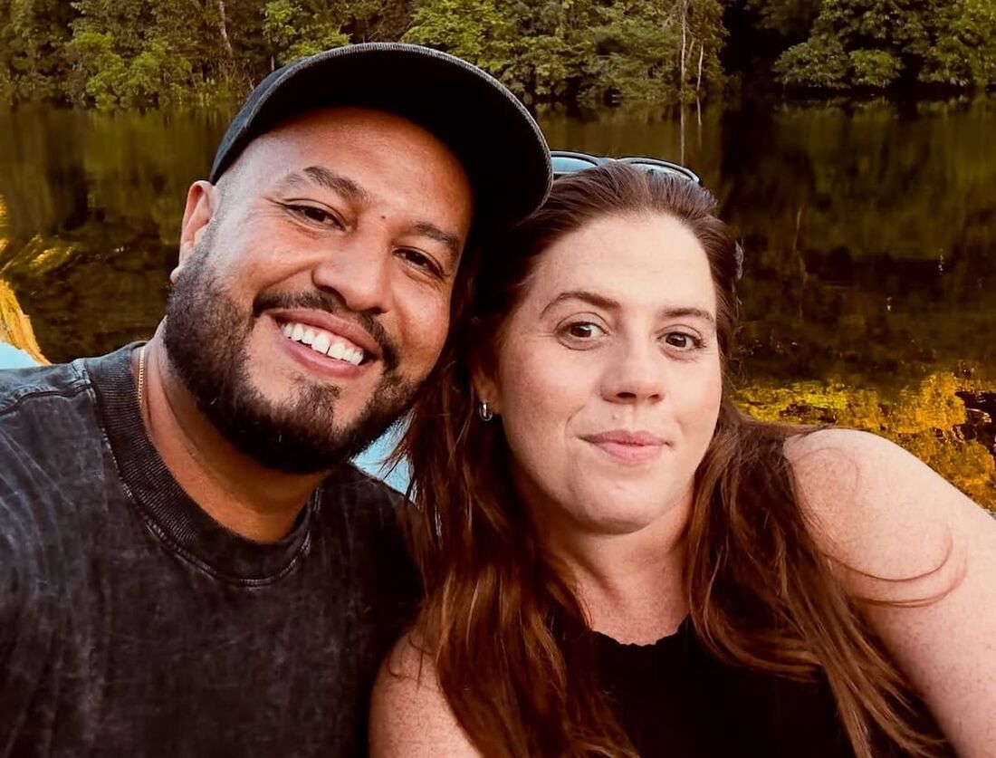 Tati Machado e seu marido, Bruno Monteiro