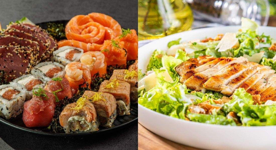 Hub Food: sushi, salada e pizza em um mesmo lugar