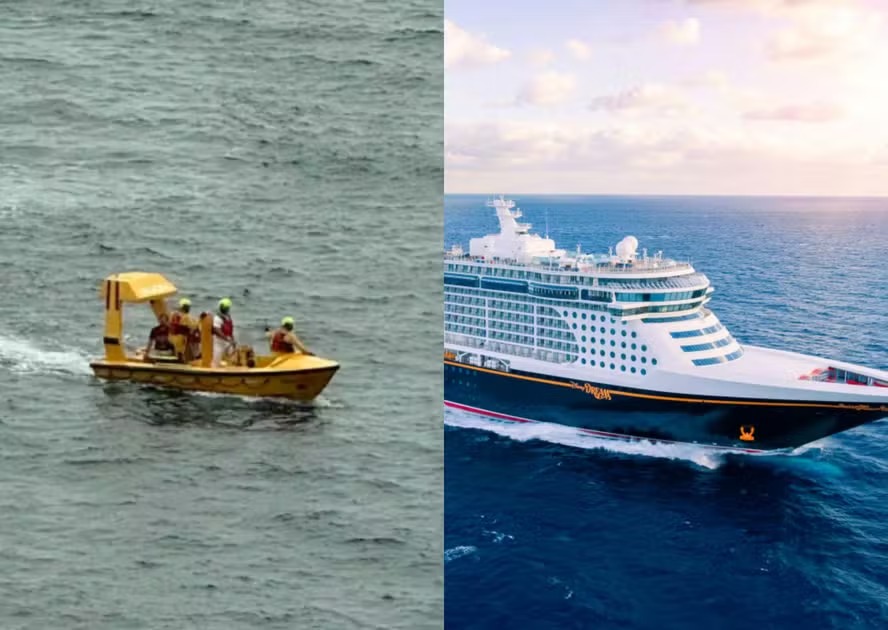 Uma menina de 4 anos foi resgatada após cair no mar em um cruzeiro da Disney, na Flórida
