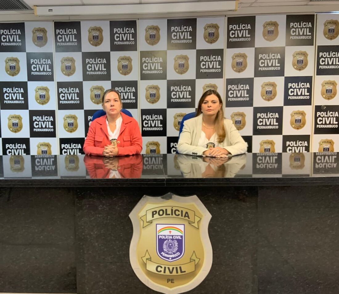 Coletiva de imprensa sobre a prisão de suspeito de praticar série de assaltos a ônibus 