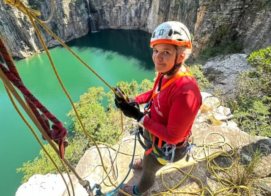 Joana Paula Sanchez. Professora da Universidade Federal de Goiás e especialista em riscos geológicos em áreas turísticas 