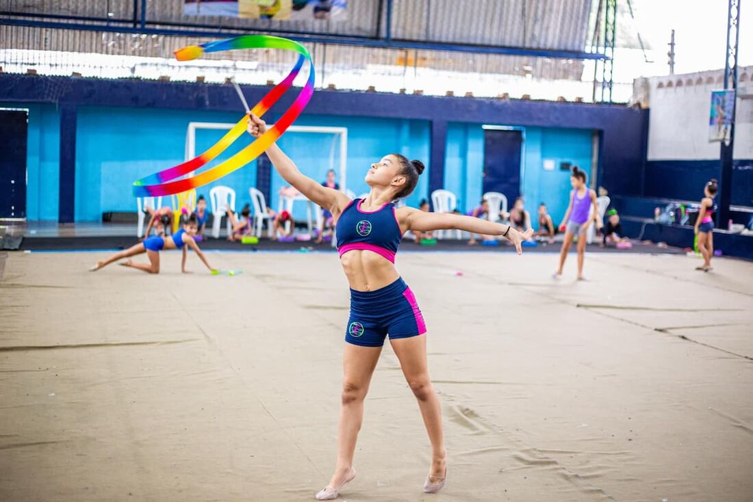 Natália Guedes, atleta de ginástica rítmica 