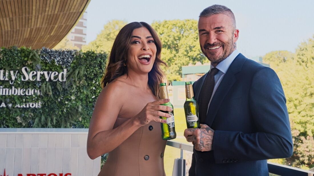 Juliana Paes e David Beckham