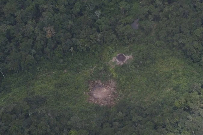 erra Indígena Yanomami, onde o helicóptero caiu