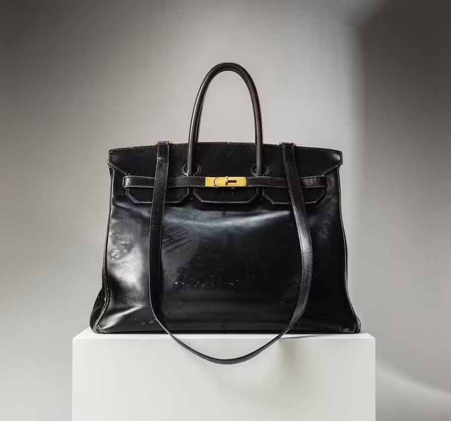 Primeira bolsa Birkin da Hermès é leiloada