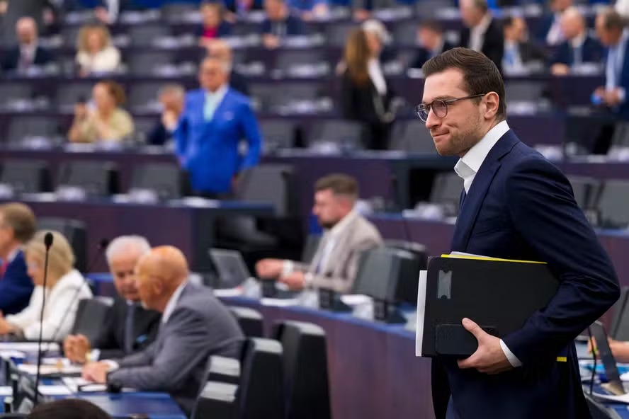 Presidente do Reagrupamento Nacional, Jordan Bardella