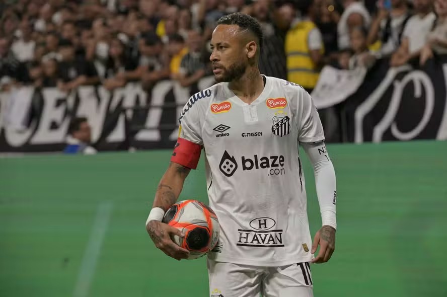 Neymar, atacante do Santos