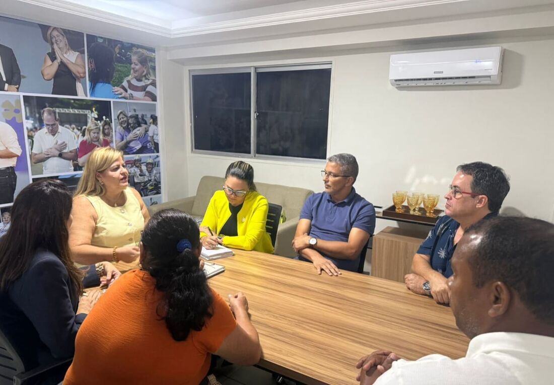 Andrea Medeiros conduziu a primeira reunião do PSd após se tornar presidente do partido