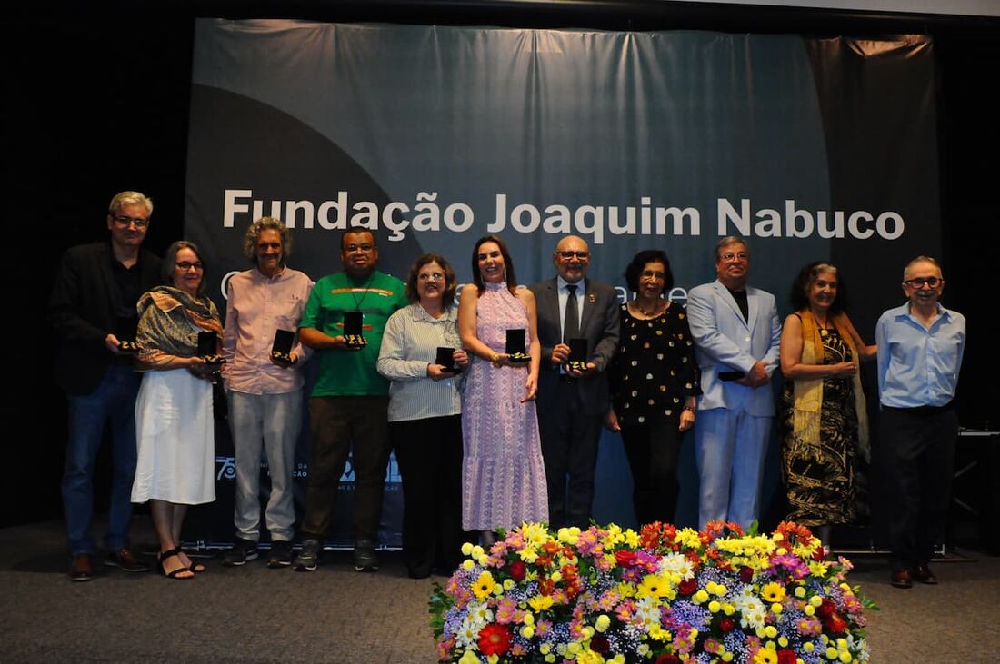 Cerimônia de encerramento das celebrações dos 75 anos da Fundação Joaquim Nabuco.