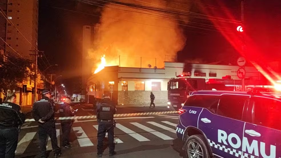 Mercado Municipal de Piracicaba: incêndio atinge boxes
