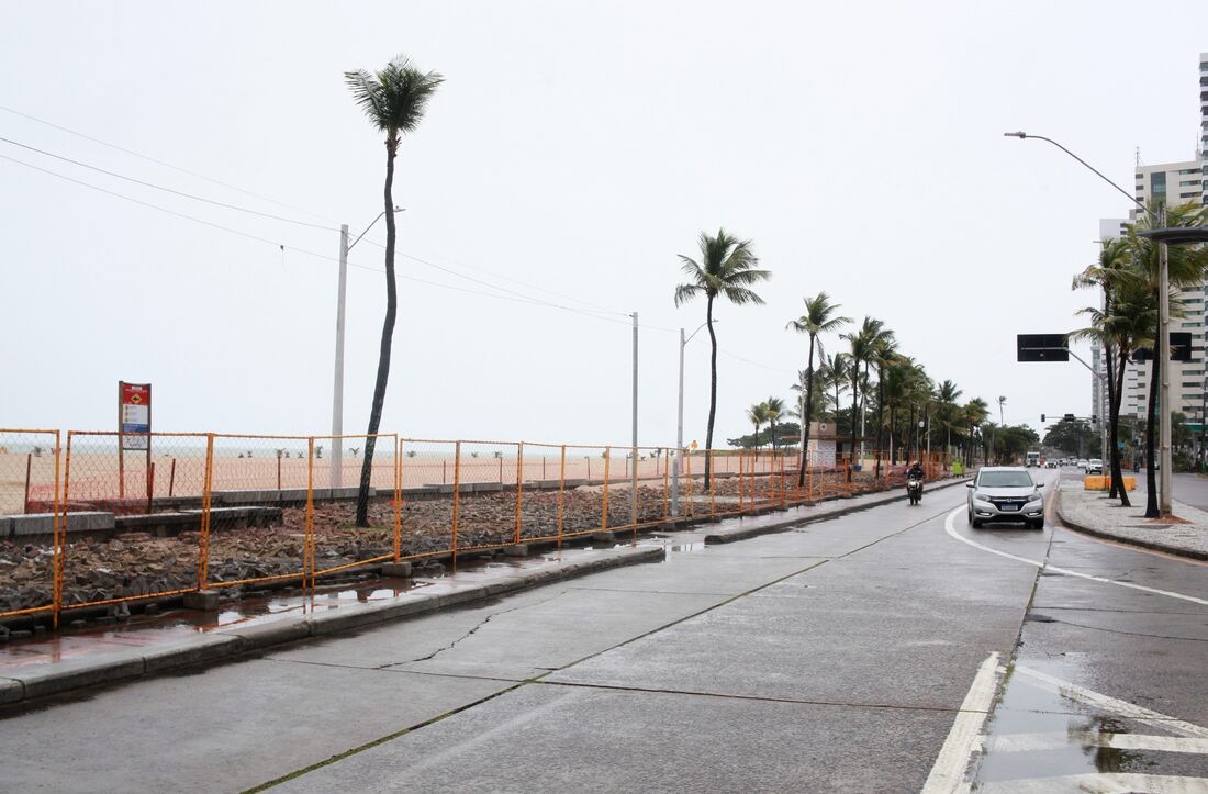 Avenida Boa Viagem, na Zona Sul do Recife