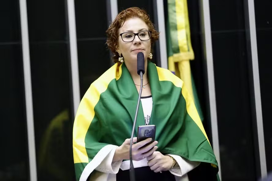 Carla Zambelli na Câmara em foto de arquivo Carla Zambelli na Câmara em foto de arquivo 