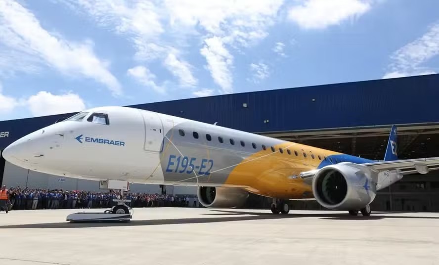 Aeronave E195-E2, da Embraer 
