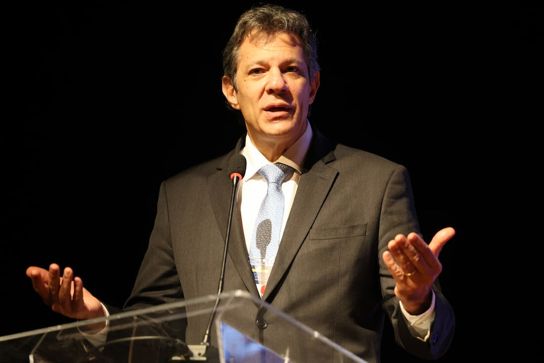 O ministro da Fazenda, Fernando Haddad.