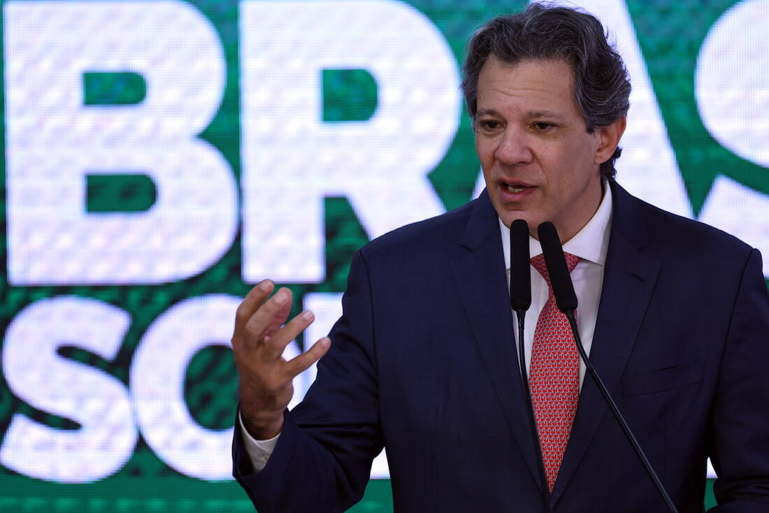 O ministro da Fazenda, Fernando Haddad.