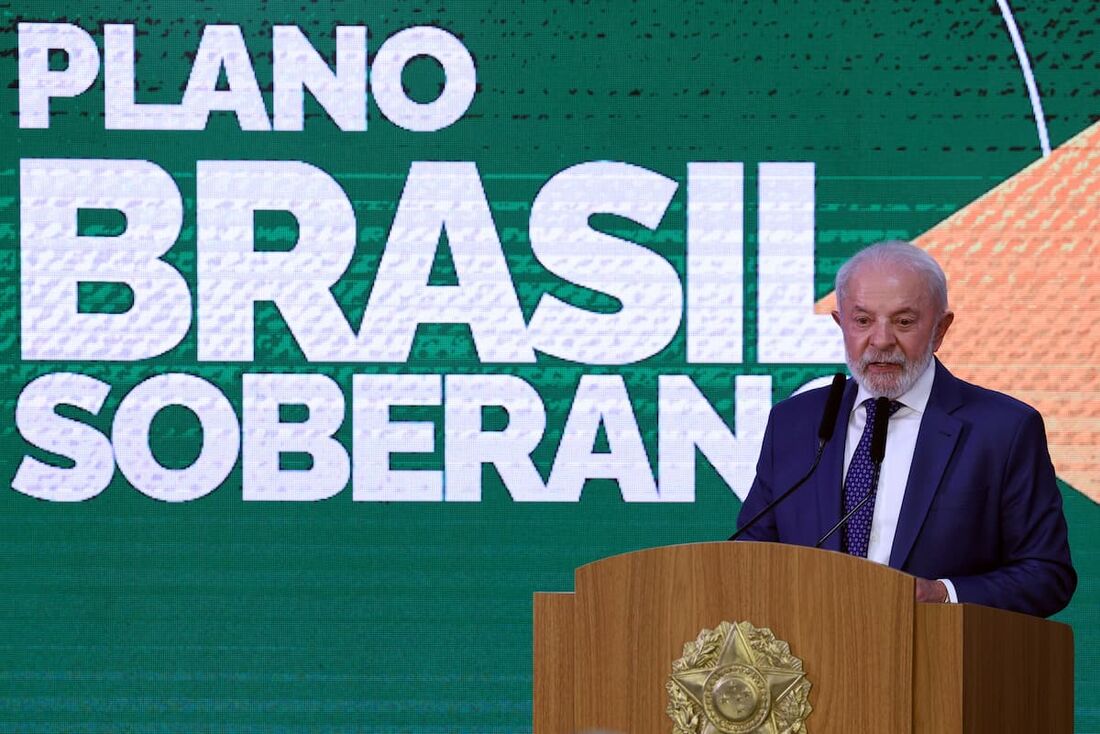 O presidente da República, Luiz Inácio Lula da Silva durante o lançamento do programa