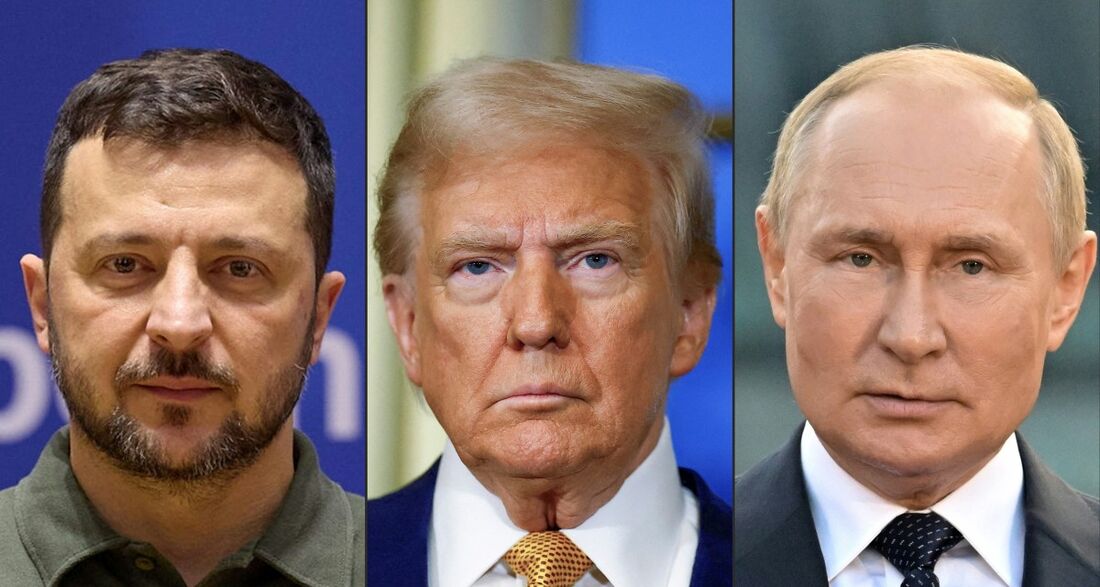 Trump segue trabalhando para organizar reunião entre Putin e Zelensky